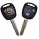 toyota replacement auto remote keys made by brass with high rigidity