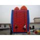 Adult Red Inflatable Rock Climbing Wall For Inflatable Water Parks