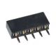 2mm Pitch Female Header Connector Single Row 5 Pin Black Straight Type
