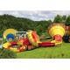 Commercial Trumpet Fiberglass Water Slides For Adults / Water Park Playground