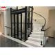 Modern Polished Beige Marble Stairs for Hotels and Villas Graphic Design Flooring