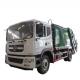 New dongfeng 4*2 12-14m3 refuse collector solid waste garbage refuse truck for sale, compacted garbage truck for sale