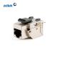 Toolless Ethernet Keystone Jack Cat5e Cat6 Cat6a RJ45 8P8C