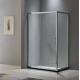 Aluminium shower enclosure 1200*700 with two sliding doors and one fixed panel