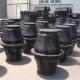 Ship Wharf Super Cone Rubber Fenders With High Density Polyethylene Pads