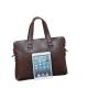 Panton ROHS Mens Business Briefcase , Debossed Logo PU Leather Briefcase