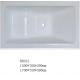 Rectangle Shaped Drop-in Jacuzzi Tub / Built-In Bathtub 1700*700*390mm