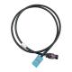 HSD 4 Pin Black Connector To Auto LVDS GVIF Extension Cord Adapter For HONDA