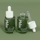 OEM 30ML 1oz Luxury Glass Dropper Bottles Green Serum Bottle