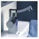 Brass Chrome Bathroom Vessel Sink Faucets Ceramic Cartridge Contemporary Basin Mixer