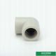 90° Ppr Pipe Fittings Elbow Size 20 - 160mm No Heavy Metal Additives Oem Service