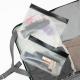 Travel Storage Bag Black Transparent Makeup Bag Zip Clear Stadium Bag Gym Fitness Sets