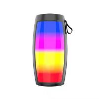 Outdoor LED Flashing Light Bluetooth Speaker Portable 1200mAh Waterproof Subwoofer