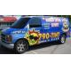 Colorful Available Bus Wraps , Bumper Car Sticker UV Printing