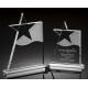 star performer crystal award/2d laser engraving star trophy/3d laser blank star trophy