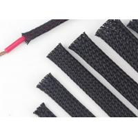 Custom Size Expandable Braided Cable Sleeving Excellent Flexibility Wear Resistant