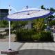 Windproof Beach Uv Umbrella , Custom Logo Portable Sun Shade Umbrella
