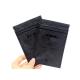 Resealable Black Mylar k Packaging Bag With Window CMYK / Pantone Printing