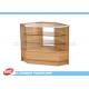 Durable MDF Glass Wood Display Cabinets / Products Trade Show Display