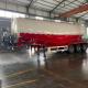 Steel Flatbed 3 Axles 12 Wheel 28-60 Ton Bulk Cement Trailer for Heavy Load Transport