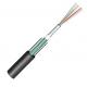 G652D Direct Bury Fiber Optic Cable , GYXS Outdoor Armored Cable