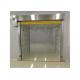 1.2mm Stainless Steel SUS304/ 201 Air Shower Tunnel With PVC Scroll Doors