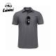 Knitted Polyester Cotton Polo T Shirts Breathable Short Sleeve For Men