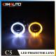 Vehicle Crystal Headlight Shrouds 3.0 Inch Bi Xenon Hid Projector Lens Cover