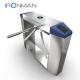 Card swiping RFID stainless steel pedestrian counting channel station on and off