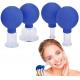 4 Pieces Facial Glass Cupping Therapy Set-Silicone Vacuum Suction Massage Cups For Eyes, Face, Neck And Body u