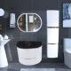 SONSILL PVC Bathroom Cabinets 69*54cm Led Light Mirror Cabinet
