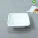Eco-Friendly Square Sugarcane Pulp Takeaway Container With PET Dome Lid -Compostable Disposable Foodservice Products