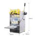 Factory Directly Sale Sanitary Stainless Steel container sealing machine for plastic Food Canning Machine