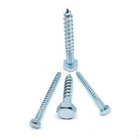 Galvanized M54 Hex Head Wood Screws DIN 571 Wood Lag Screw