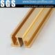 C38500 Extruding Copper Brass Profiles Mirror Polishing Brass Products