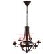 YL-L1017 Decrative black hanging pendant light metal lampshade lamp vintage chandelier light