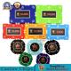 25g 760 Pcs Clay Frosted Sticker Casino Poker Chip Set