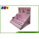 Store Retail Cardboard Counter Display Stands Single B Corrugated Paperboard For Hair Clasp CDU062