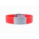 Engraved Silicone Wristbands With Both Teeth Buckle