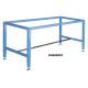 Stand Up Automotive Steel Workbench , Steel Top Workbench With Adjustable Nylon Foot