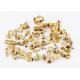 Gold Brass Turning Component Automotive high precision turned parts