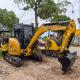 3ton Secondhand Mini Cat 303.5 Crawler Digger Used Compact Caterpillar Backhoe Excavator