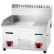 11.5kW Protective Case Stainless Steel Gas Burger Griddle with 1/3 Grooved Countertop