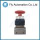 Aluminium Alloy Valve MSV86321EB MSV86321PB 1/8  Red And Green Palm Button Stop Cock Mechanical Valve