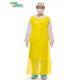 CE MDR Certificated Medical PE Apron Anti Static Waterproof Without Sleeves
