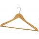 Natural color bamboo shirt hanger
