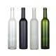 500ml/750ml Glass Red Wine Bottle Dark Green Grape Wine Empty Bottle With Design