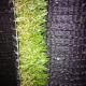 PP PE Vertical Artificial Moss Grass Wall Decoration S U C Shape Available