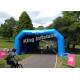 Customized 7*5m Blue Inflatable Tunnel Tent for Sport Games or Event