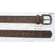 Brown Fashion Mens Casual Belts In Two - Tone PU With Thick Hand Stitching